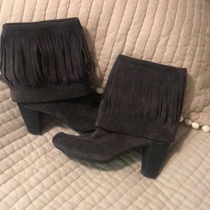 Dark Grey Born Booties